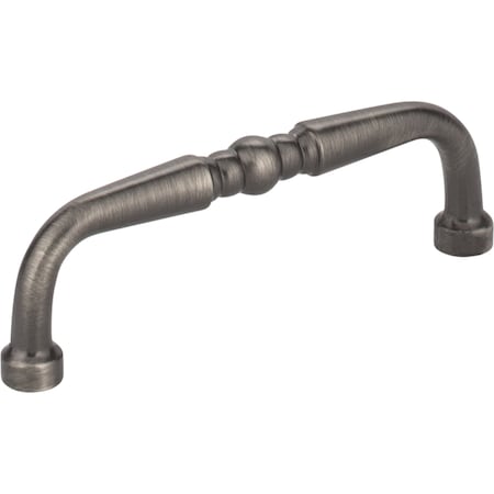 Elements 3" Center-to-Center Brushed Pewter Madison Cabinet Pull Z259-3BNBDL